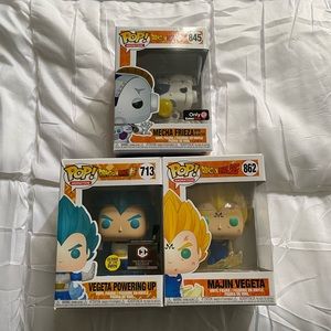 3 Dragon Ball Z funko pops
